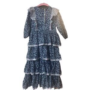 Simply Southern Collection Women’s Tiered Ruffle Maxi Dress Small NWT